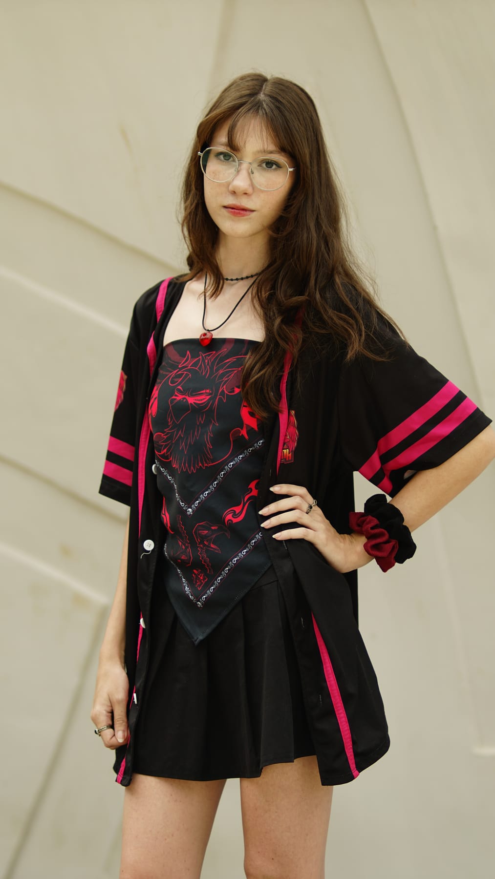 Look estilizado, corpo inteiro